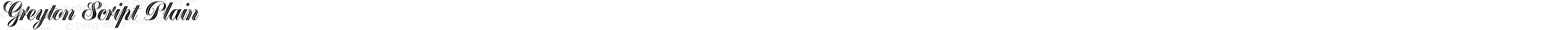 GreytonScriptPlain
