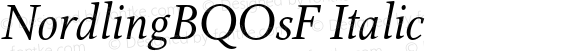 NordlingBQOsF-RegularItalic