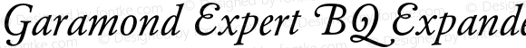 Garamond Expert BQ Expanded Italic