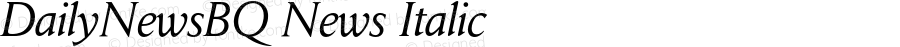 DailyNewsBQ-RegularItalic