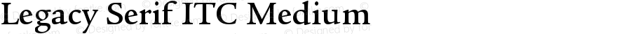 Legacy Serif ITC Medium