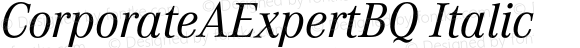 CorporateAExpertBQ-Italic