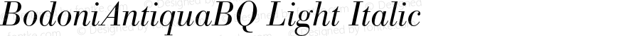 BodoniAntiquaBQ-LightItalic