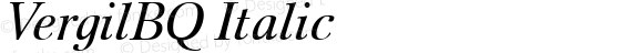 VergilBQ Italic