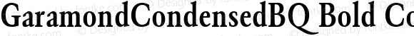 Garamond (R) Medium Condensed