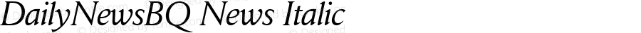 DailyNewsBQ Regular Italic