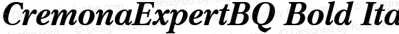 CremonaExpertBQ Bold Italic