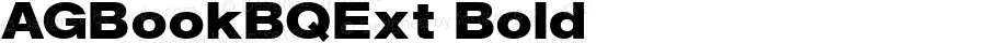 AGBookBQExt Bold