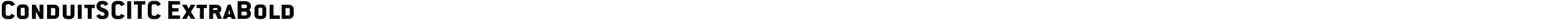 ConduitSCITC ExtraBold
