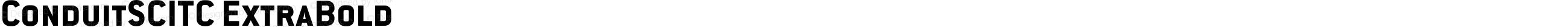 ConduitSCITC ExtraBold