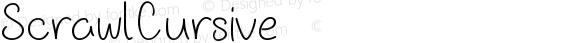 ScrawlCursive ☞