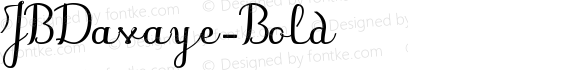 JBDavaye-Bold ☞