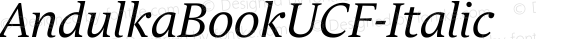 AndulkaBookUCF-Italic ☞ 001.000;com.myfonts.storm.andulka.book-ucf-italic.wfkit2.2fHa