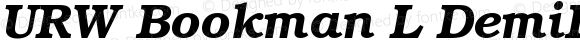 URW Bookman L Demi Bold Italic