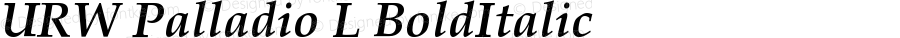 URW Palladio L Bold Italic