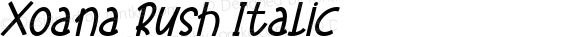 Xoana Rush Italic