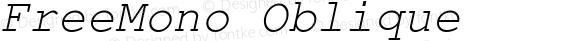 Free Monospaced Oblique