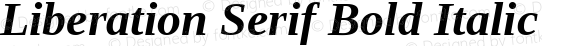 Liberation Serif Bold Italic