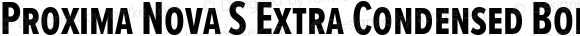 Proxima Nova S Extra Condensed Bold