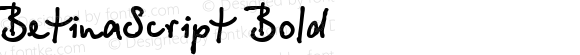 BetinaScript Bold