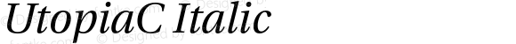 UtopiaC Italic