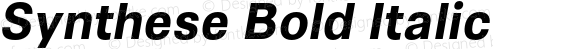 Synthese Bold Italic