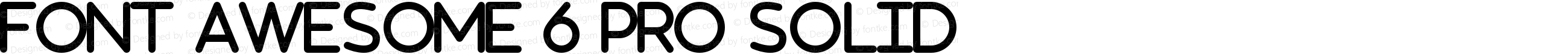 Font Awesome 6 Pro Solid