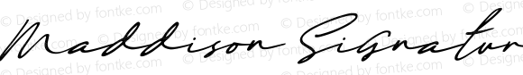 Maddison Signature oblique
