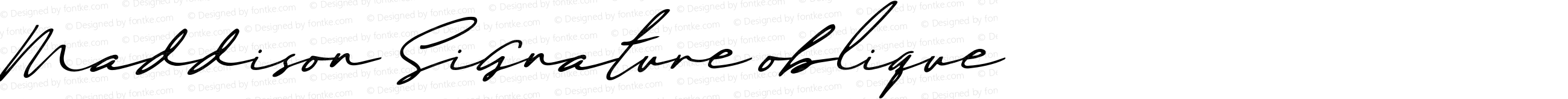 MaddisonSignature-oblique