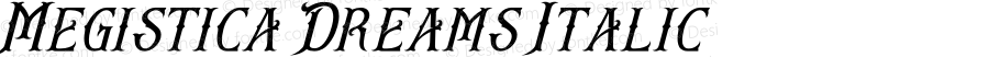 Megistica Dreams Italic