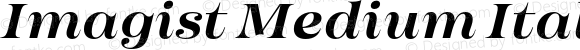 Imagist Medium Italic