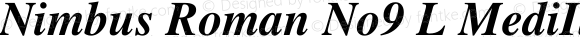 Nimbus Roman No9 L Bold Italic