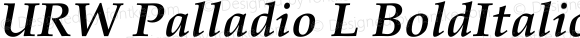 URW Palladio L Bold Italic