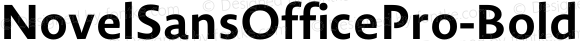 NovelSansOfficePro-Bold ☞