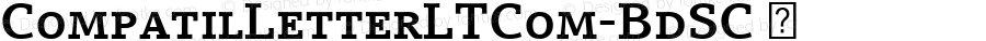 CompatilLetterLTCom-BdSC ☞ Version 2.40;com.myfonts.easy.linotype.compatil-letter.com-bold-sc.wfkit2.version.3HQa