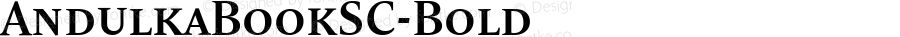 AndulkaBookSC-Bold ☞ 001.000;com.myfonts.easy.storm.andulka.book-sc-bold.wfkit2.version.2fH1
