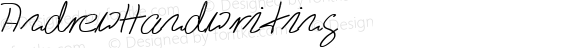 AndrewHandwriting ☞ Version 1.000;com.myfonts.easy.softmaker.andrew-handwriting.regular.wfkit2.version.3qLy