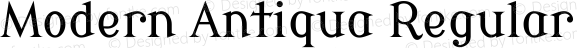 Modern Antiqua Regular