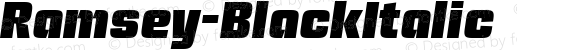 ☞Ramsey-BlackItalic