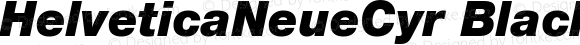 HelveticaNeueCyr-BlackItalic