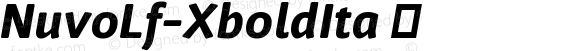 NuvoLf-XboldIta ☞ Version 7.504; 2008; ttfautohint (v1.5);com.myfonts.easy.fontfont.nuvo.lf-xbold-ita.wfkit2.version.39FN