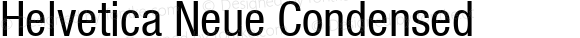 Helvetica Neue Condensed