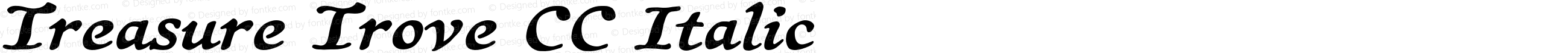 Treasure Trove CC Italic