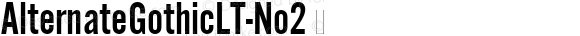 AlternateGothicLT-No2 ☞ Version 2.01;com.myfonts.easy.linotype.alternate-gothic-lt.no2.wfkit2.version.3KRQ