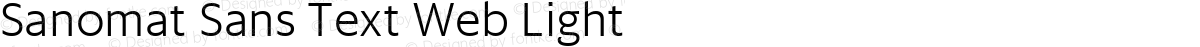 Sanomat Sans Text Web Light