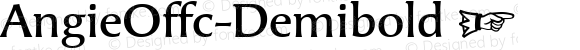 AngieOffc-Demibold ☞ Version 7.504; 2010; Build 1003;com.myfonts.easy.fontfont.ff-angie.offc-demi-bold.wfkit2.version.3Y8R