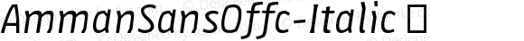 AmmanSansOffc-Italic ☞ Version 7.504; 2010; Build 1020; ttfautohint (v1.5);com.myfonts.easy.fontfont.amman-sans-pro.offc-regular-italic.wfkit2.version.3Yij