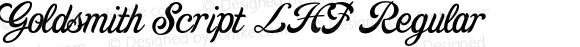 Goldsmith Script LHF Regular Version 001.902