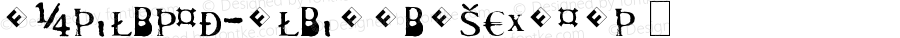 Mutilated-PlainCapsExpert ☞ Version 4.301; 1995; ttfautohint (v1.5);com.myfonts.easy.fontfont.ff-mutilated.plain-caps-expert.wfkit2.version.399m