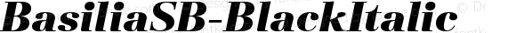 BasiliaSB-BlackItalic ☞ OTF 1.000; PS 001.00;Core 1.0.0; ttfautohint (v1.5);com.myfonts.easy.efscangraphic.basilia-sb.black-italic.wfkit2.version.2j1k